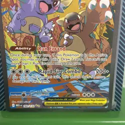 2025 Pokemon Mega Kangaskhan Ex 182/132 Special Illustration Rare Mega Evolution - Image 3