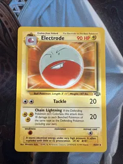 Pokemon TCG Electrode 18/64 Jungle Unlimited Non Holo Rare LP - Image 1