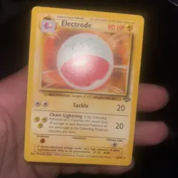 Pokemon TCG Card Electrode 18/64 Jungle Non-Holo Rare Vintage 1999 LP - Image 1