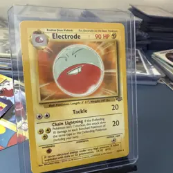 Pokemon TCG 1999 Jungle Unlimited Non-Holo Rare Electrode 18/64 LP Condition - Image 1