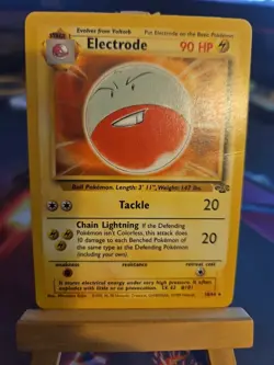 Pokemon TCG Electrode Non-Holo Rare Card 18/64 Jungle Unlimited LP - Image 1