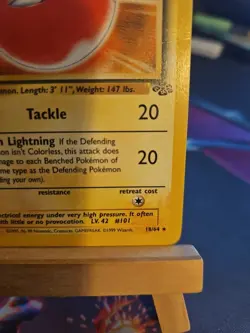 Pokemon TCG Electrode Non-Holo Rare Card 18/64 Jungle Unlimited LP - Image 4