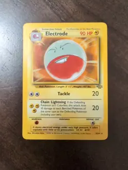 Pokemon TCG Electrode Jungle 18/64 Unlimited Rare LP Condition Non Holo - Image 1