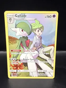 Pokemon TCG Gallade Holo Secret Rare Card Sun & Moon Cosmic Eclipse 244/236 - Image 2