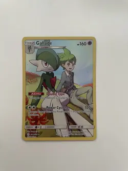 Pokemon TCG Gallade Holo Secret Rare Card Sun & Moon Cosmic Eclipse 244/236 - Image 1