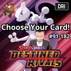 Pokemon TCG Destined Rivals 91-182 Choose Your Card! - Pack Fresh-BULK SAVINGS! - Image 1