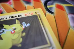 Pokemon Pikachu 6 Card Lot 1 Holo Rare 1 Vintage Card 4 Common NM Condition - Image 2