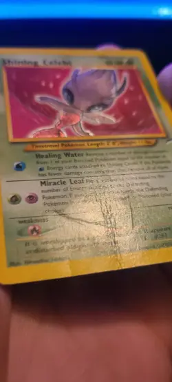 Shining Celebi 106/105 Neo Destiny Holo Secret Rare Vintage Pokemon Card NM - Image 2