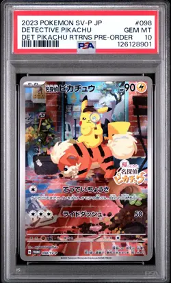 Detective Pikachu - 098/SV-P 098/SV-P Sv-P Promotional Cards Holo (Japanese) - Image 1