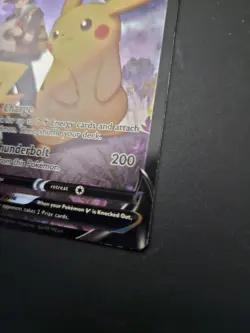 Pokemon TCG Pikachu v TG16/TG30 Lost Origin 2022 Full Art Holo Ultra Rare Card - Image 3