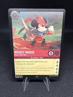 Mickey Mouse - Brave Little Tailor | 115/204 | Lorcana | First Chapter | FOIL - Image 1