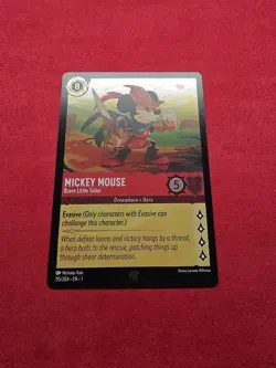 Mickey Mouse - Brave Little Tailor Cold Foil 115/204 Lorcana The First Chapter - Image 1