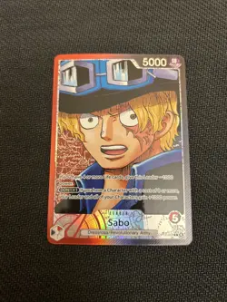 Sabo Alt Art OP13-004 L Carrying on His Will ONE PIECE Card Game ENGLISH ALT L - Image 1