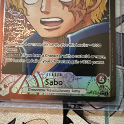 Sabo Alt Art OP13-004 L Carrying on His Will ONE PIECE Card Game ENGLISH ALT L - Image 2