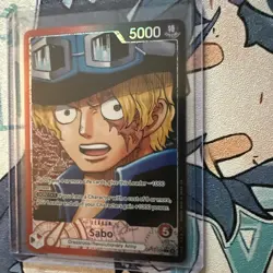 Sabo Alt Art OP13-004 L Carrying on His Will ONE PIECE Card Game ENGLISH ALT L - Image 3