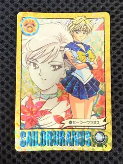 Sailor Moon Cards TCG No.154,159,287,288 Sailor Neptune Uranus Japan Amada 1994 - Image 3