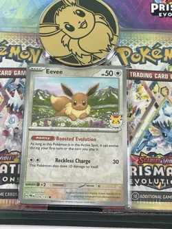 Pokemon Prismatic Evolutions 2-Pack Blister w/ 2025 Eevee Pokemon Day Promo Card - Image 2