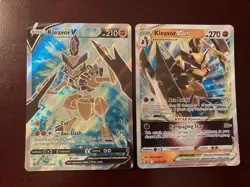 Kleavor V SWSH248 & V Star SWSH249 Sword & Shield Promo Pokemon TCG Card - Image 1