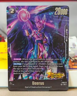 Beerus FS09-13 Legends Art - Dragon Ball Super Card Game Fusion World - Image 1