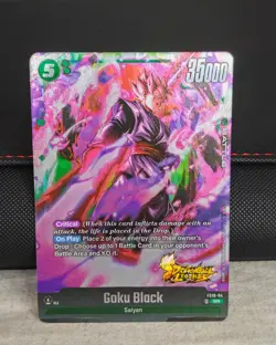 Goku Black FS10-04 SR Legends Art - Dragon Ball Super Card Game Fusion World - Image 1