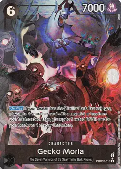 Gecko Moria Alternate Art Foil PRB02-013 PRB-02 The Best Vol 2 One Piece - Image 1