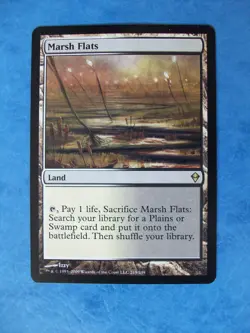 MTG Magic the Gathering MARSH FLATS ZENDIKAR NM (c) ACTUAL PICTURES - Image 1