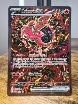 Pokemon TCG Holo Oricorio EX 024 MEP Promo Full Art NM - Image 1