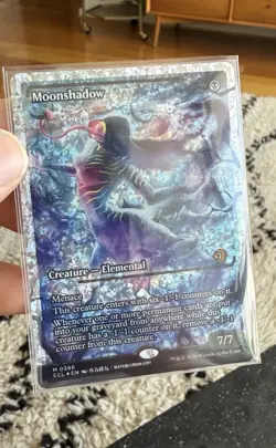 MTG - Lorwyn Eclipsed - 2025 - NM - Moonshadow - Showcase Fracture Foil - M0396 - Image 1