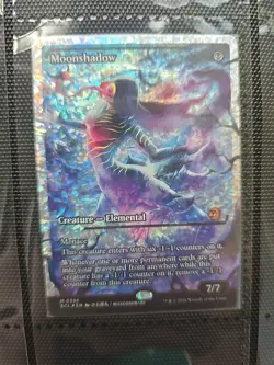 MTG - Lorwyn Eclipsed - 2025 - NM - Moonshadow - Showcase Fracture Foil - M0396 - Image 1