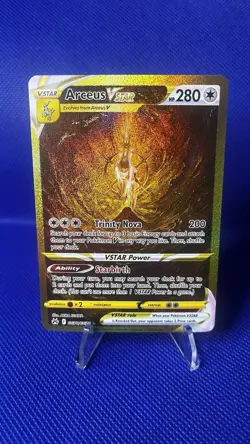 Pokemon TCG: Arceus VSTAR Gold (Secret) GG70/GG70 Crown Zenith Galarian Gallery - Image 1