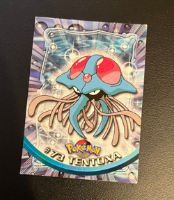 1999 Topps Pokemon Blue Logo TV Animation Edition Tentoxa #73 - Image 1