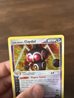 Pokemon TCG Team Magma's Claydol EX Holo 8/95 Team Magma vs Team Aqua SWIRL - Image 3