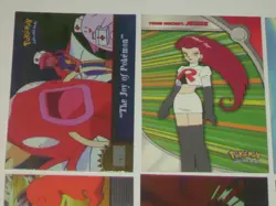 12 Topps 2000 Pokemon series trading cards. 2 chrome, 1 sticker, trainers & more - Image 2