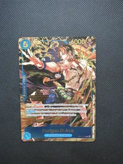 Portgas.D.Ace OP07-053 3rd Anniversary Winner - One Piece TCG - Image 1