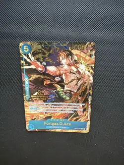 Portgas.D.Ace OP07-053 3rd Anniversary Winner - One Piece TCG - Image 2