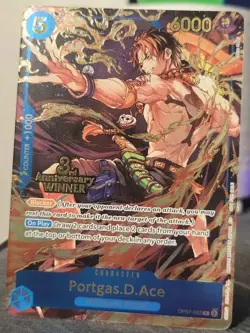 Portgas.D.Ace OP07-053 3rd Anniversary Winner - One Piece TCG - Image 1