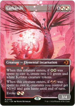 Catharsis (Borderless) 0292 - Lorwyn Eclipsed ECL - MTG - NM/M - Image 1