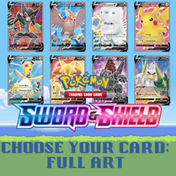 Pokemon SWSH Full Art - Choose Your Card! V / VMAX Ultra Rare FA NM TCG - Image 1