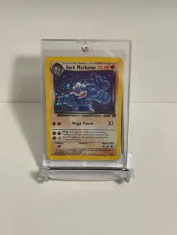 Pokemon Dark Machamp Holo Rare TCG Vintage Card 10/82 LP Condition - Image 1