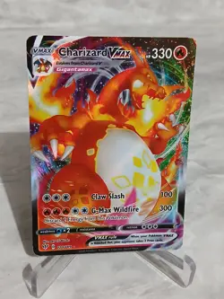 Pokemon TCG Charizard VMAX Darkness Ablaze 020/189 Holo Ultra Rare, EX - Image 1