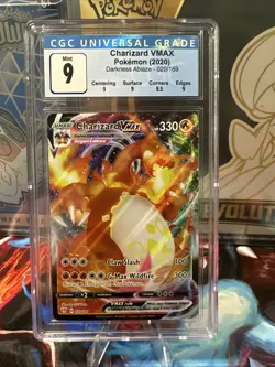 CGC 9 MINT Charizard VMAX Darkness Ablaze Pokemon 020/189 - Image 1