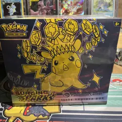 Surging Sparks Pokemon Center Elite Trainer Box ETB SEALED MINT NO TEARS - Image 1