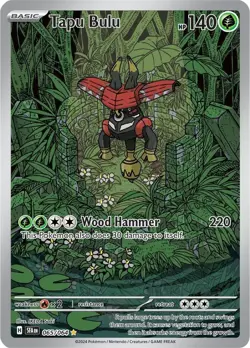 Tapu Bulu - 065/064 - SV: Shrouded Fable (SFA) Illustration Rare Pokemon TCG NM - Image 1