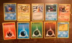 10 VINTAGE Pokemon Cards from Various Classic Sets!! - Image 1