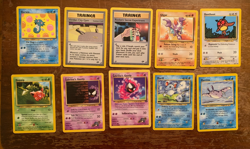 10 VINTAGE Pokemon Cards from Various Classic Sets!! - Image 1