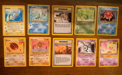 10 VINTAGE Pokemon Cards from Various Classic Sets!! - Image 1