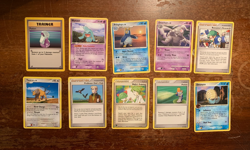 10 VINTAGE Pokemon Cards from Various Classic Sets!! - Image 1