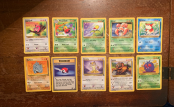 10 VINTAGE Pokemon Cards from Various Classic Sets!! - Image 1
