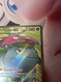 Pokemon Venusaur ex 182/165 Scarlet & Violet 151 Ultra Rare Full Art Holo NM - Image 5