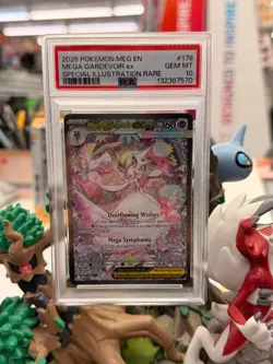 2025 POKEMON MEG EN-MEGA EVOLUTION #178 MEGA GARDEVOIR EX PSA 10 - Image 1